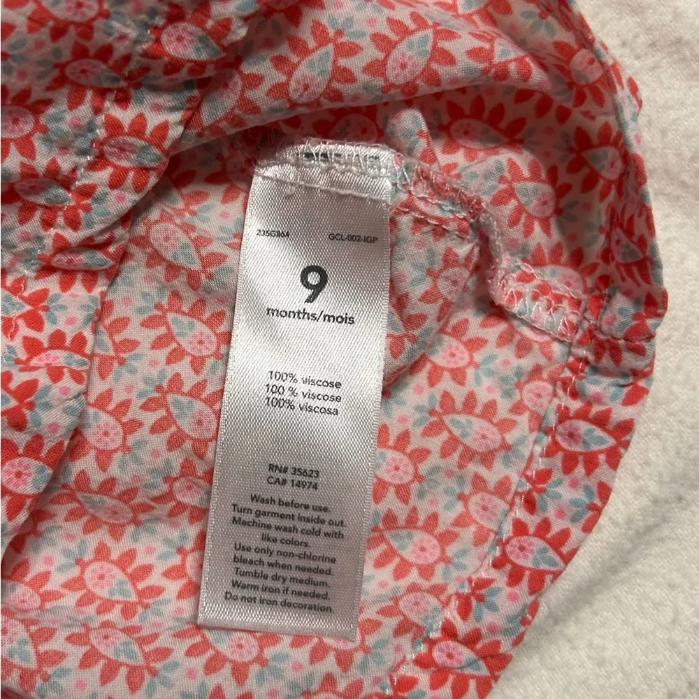 Carter's‎ Red Floral Kids Blouse